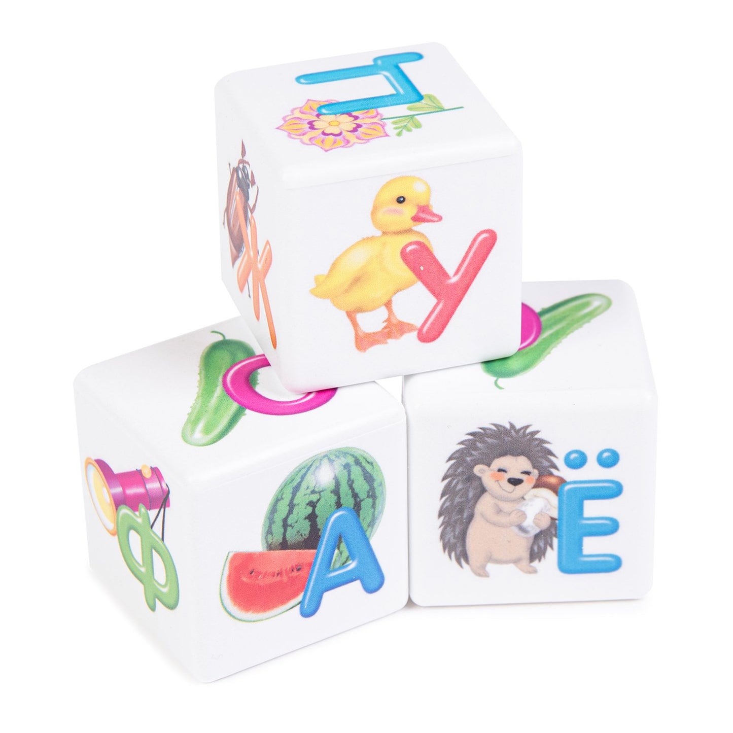 Cubes "Учись играя. Азбука для самых маленьких" 12 шт (sans options)