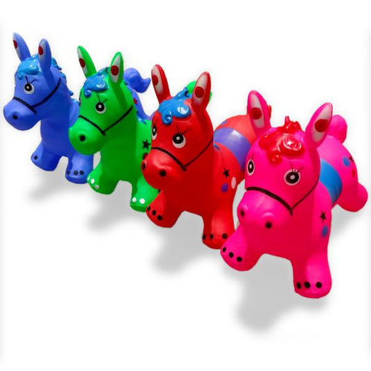 Мяч-прыгун Пони, с рис., 1300г, в ассорт. в пак. в кор.15шт