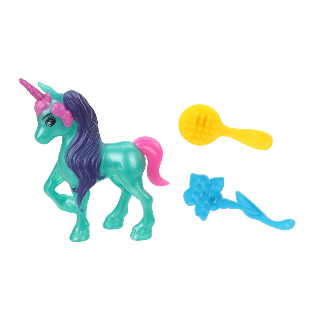 Единорог 10см, plastique, accessoires 2шт Тутти в кор.2*180шт