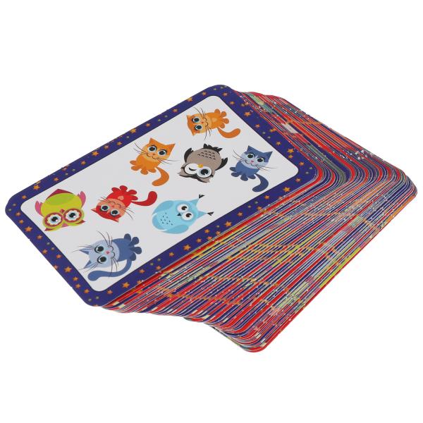 Котики и совы. Карточная игра. 80 карточек. Коробка: 138х170х40мм, карточки Умные игры в кор.50шт