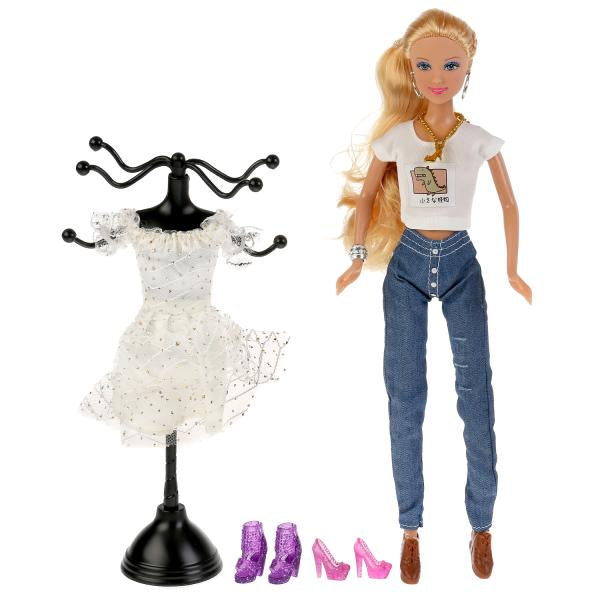 Кукла с аксесс., в ассорт. на карт. в кор.24шт