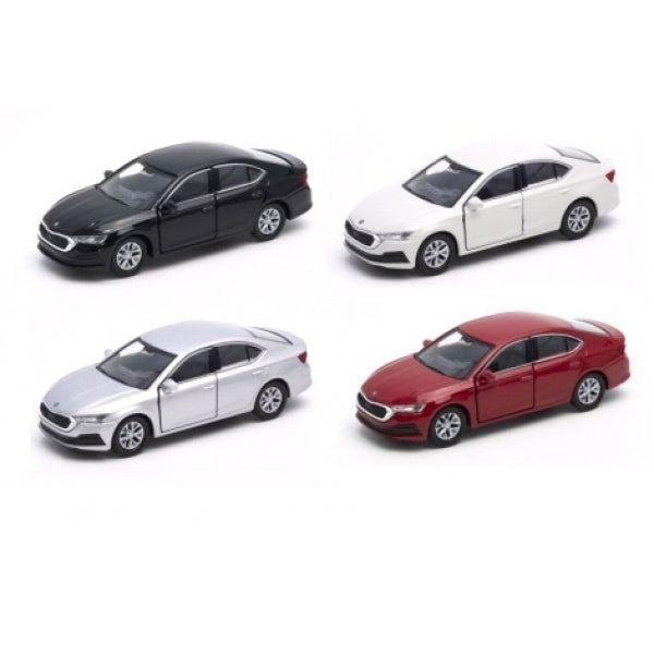 Machine en métal 4.75" skoda OCTAVIA inerц. extérieurs. doubles, dans l'assortiment. dans l'affichage jusqu'à 12 pouces dans le corps 2*6 pouces