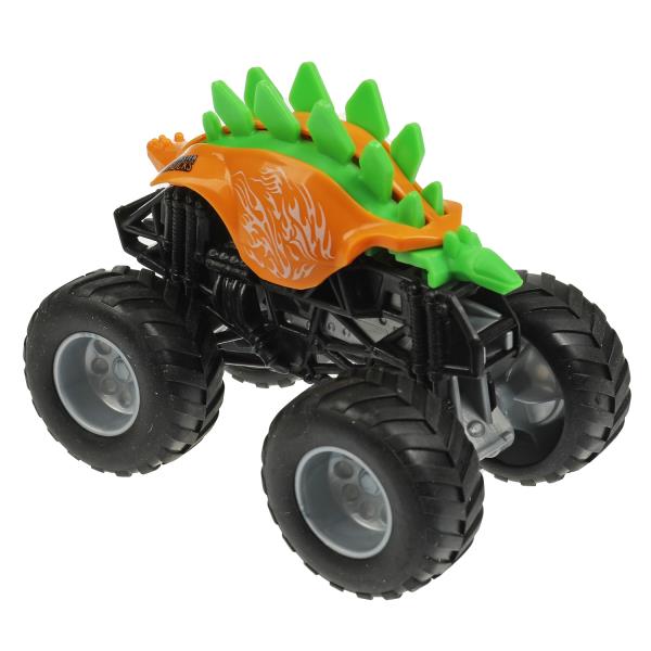 Machine en métal pour course sur route, 10 cm, jaune, blister. Parc technologique en cor.2*144шт