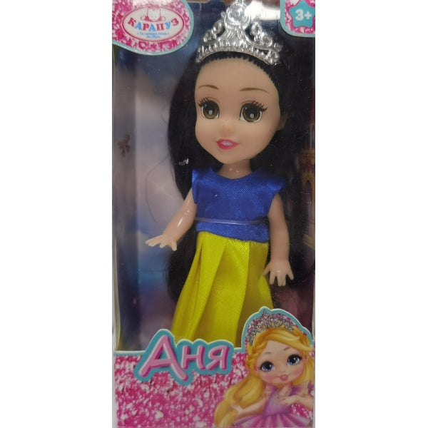 Кукла Анечка 12 см, акс, кор КАРАПУЗ в кор.2*240шт