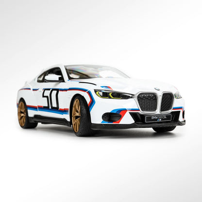 Véhicule pour BMW 3.0 csl 1:14, bleu, 2 pièces, deux portes ouvertes Rastar en couleur 6 pouces