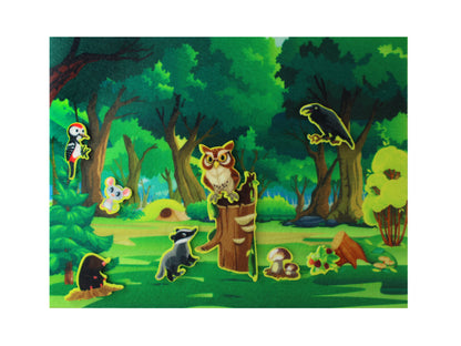 Набор из фетра на липучках "Лес" (европодвес)