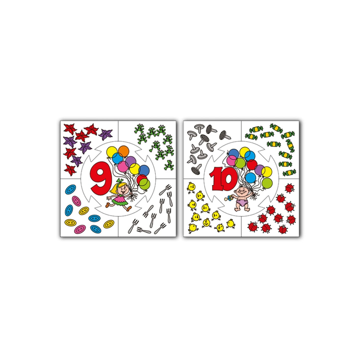 ЦИФРЫ. НАСТОЛЬНАЯ ИГРА СЕРИИ "УЧИСЬ, ИГРАЯ!" (М/Г) 00062 в уп.10шт