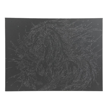 Étui en bois noir avec numéro 30*40 cm pour le téléphone portable en cor.24 pouces