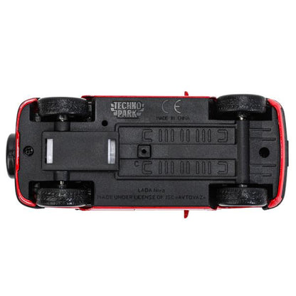 Machine en métal LADA NIVA pour 12 cm, double, bagage, iner, rouge, cor. Parc technologique dans le cor.2*36шт