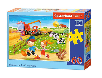 Castorland. Пазл 60 MIDI арт.B-06878 "Лето в деревне"