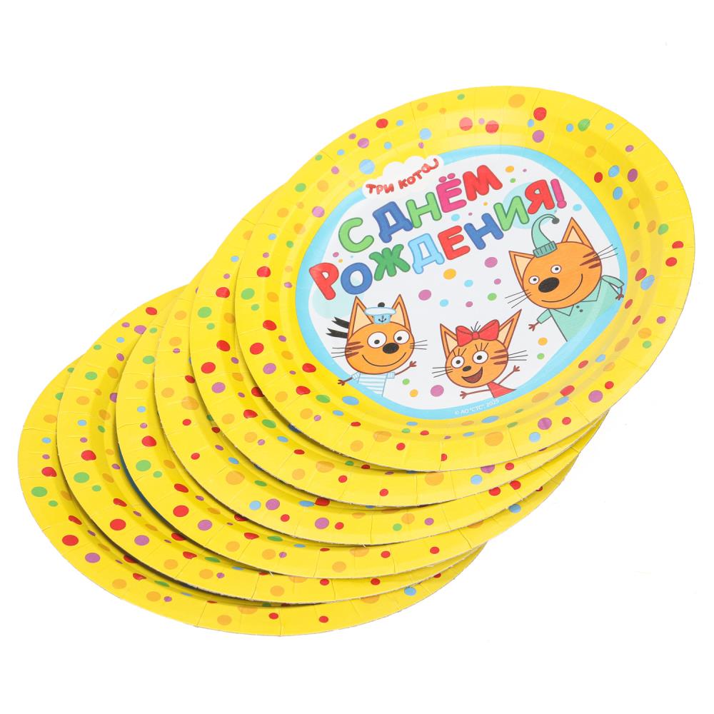 Sacs à provisions ТРИ КОТА 6 pièces, 18 cm, paquet avec du papier, 3 pièces ЧУДО ПРАЗДНИК в кор.96наб
