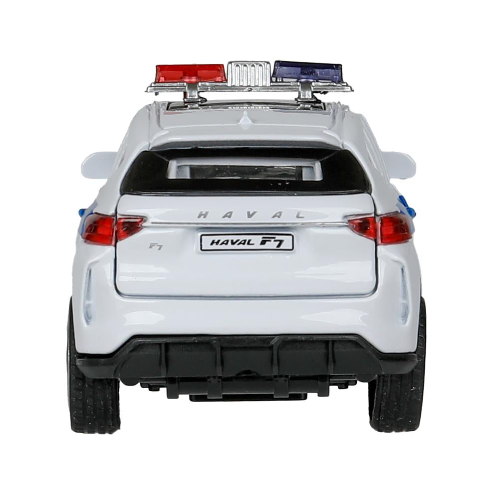Машина металл haval f7 ПОЛИЦИЯ, свет-звук, 12,5 см, белый Технопарк в кор.2*36шт