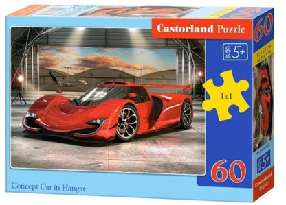 Castorland. Пазл 60 MIDI арт.B-066162 "Машина в ангаре"