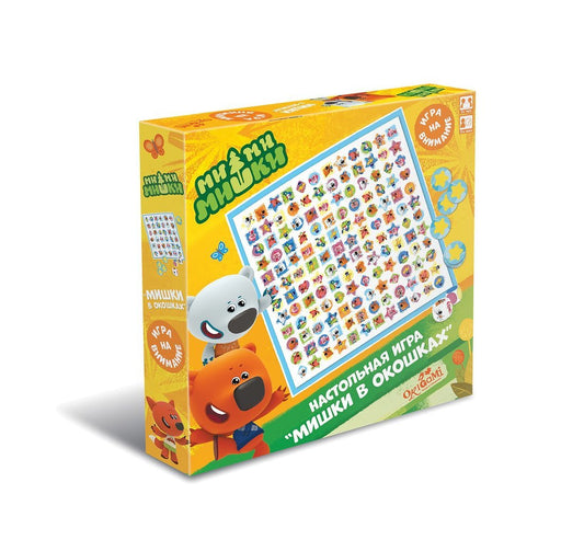 МиМиМишки. Настольная игра "Мишки в окошках",07384