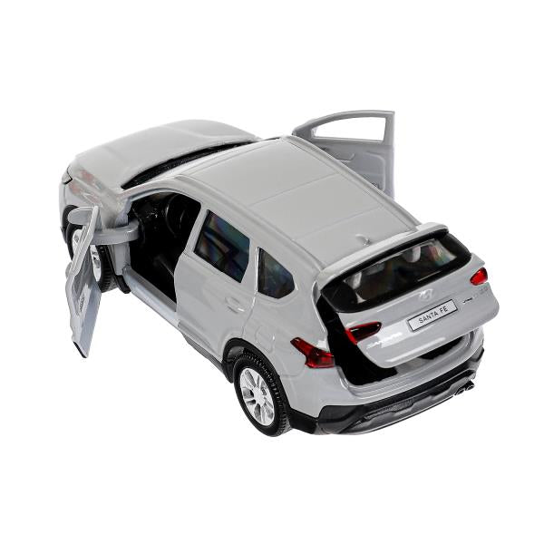 Machine en métal HYUNDAI SANTAFE 12 cm, double, bagage, inerte, temps série, cor. Parc technologique dans le cor.2*36шт