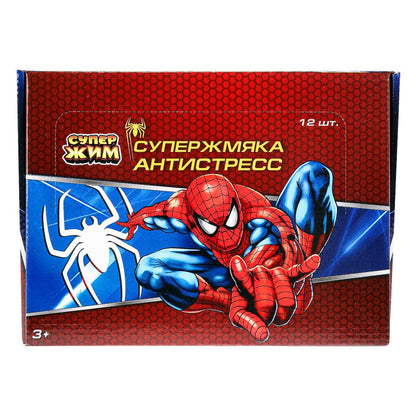 TG01SM-SB-RU Игрушка жмяка в сетке, мяч, персонаж, 6см, цвета в асс., дисплей Супер Жим уп-12шт в ко