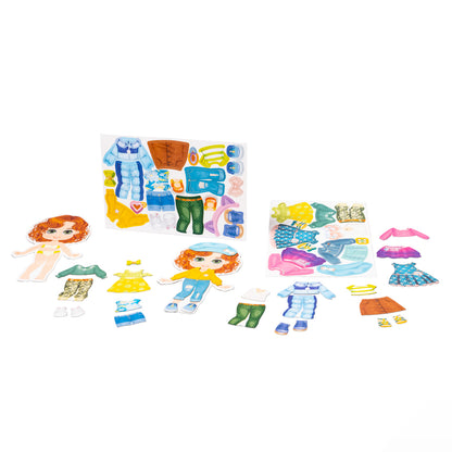 Игра магнитная "Одевашки. Анюта". Серия Магнитные истории (европодвес)