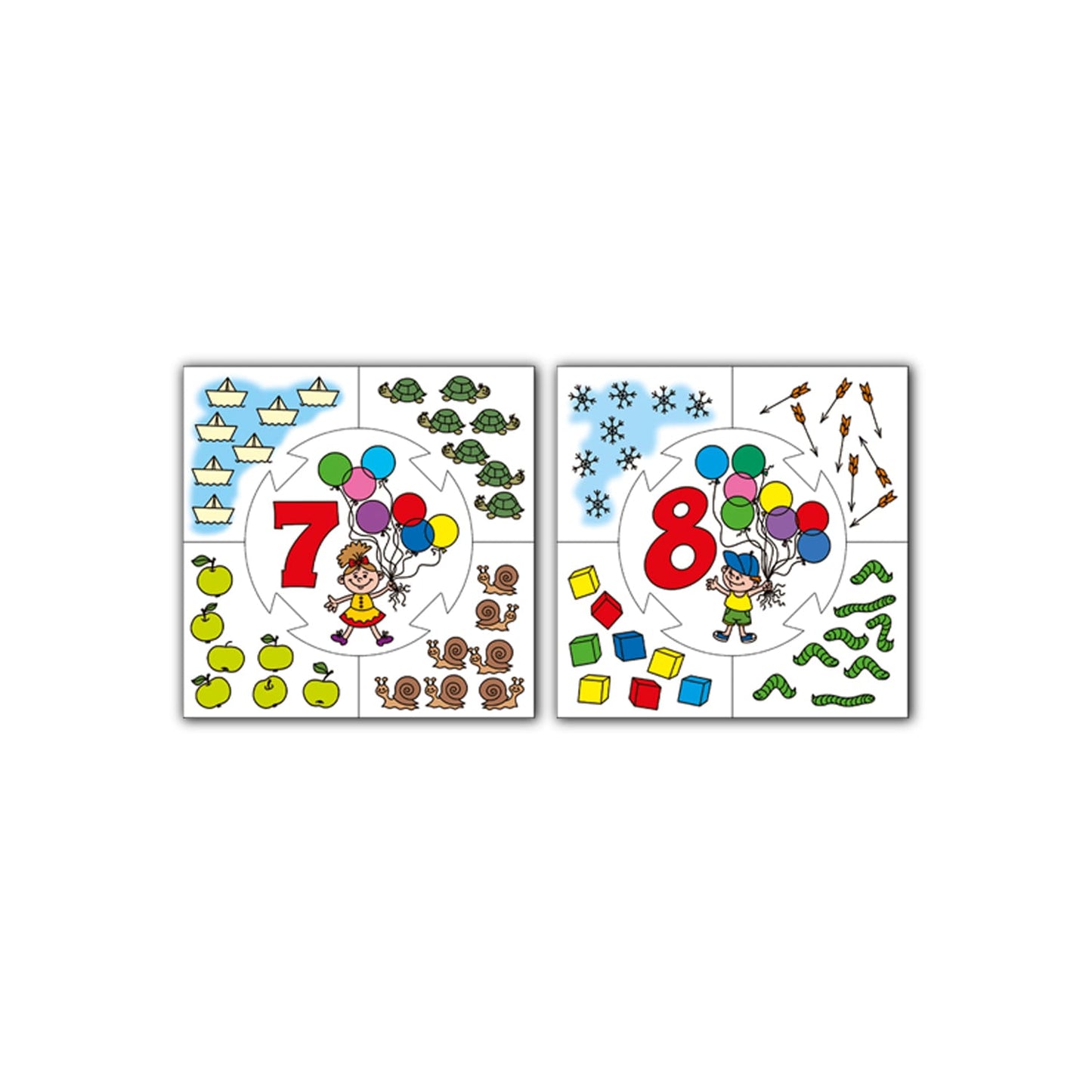 ЦИФРЫ. НАСТОЛЬНАЯ ИГРА СЕРИИ "УЧИСЬ, ИГРАЯ!" (М/Г) 00062 в уп.10шт