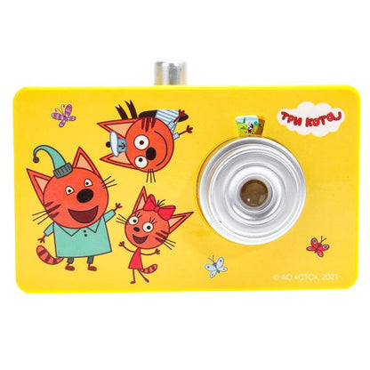 Appareil photo-projecteur, 8 cartes, trois couleurs, dans un blister d'une taille de 180 pouces