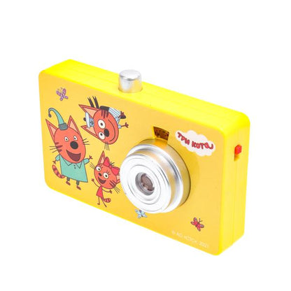 Appareil photo-projecteur, 8 cartes, trois couleurs, dans un blister d'une taille de 180 pouces