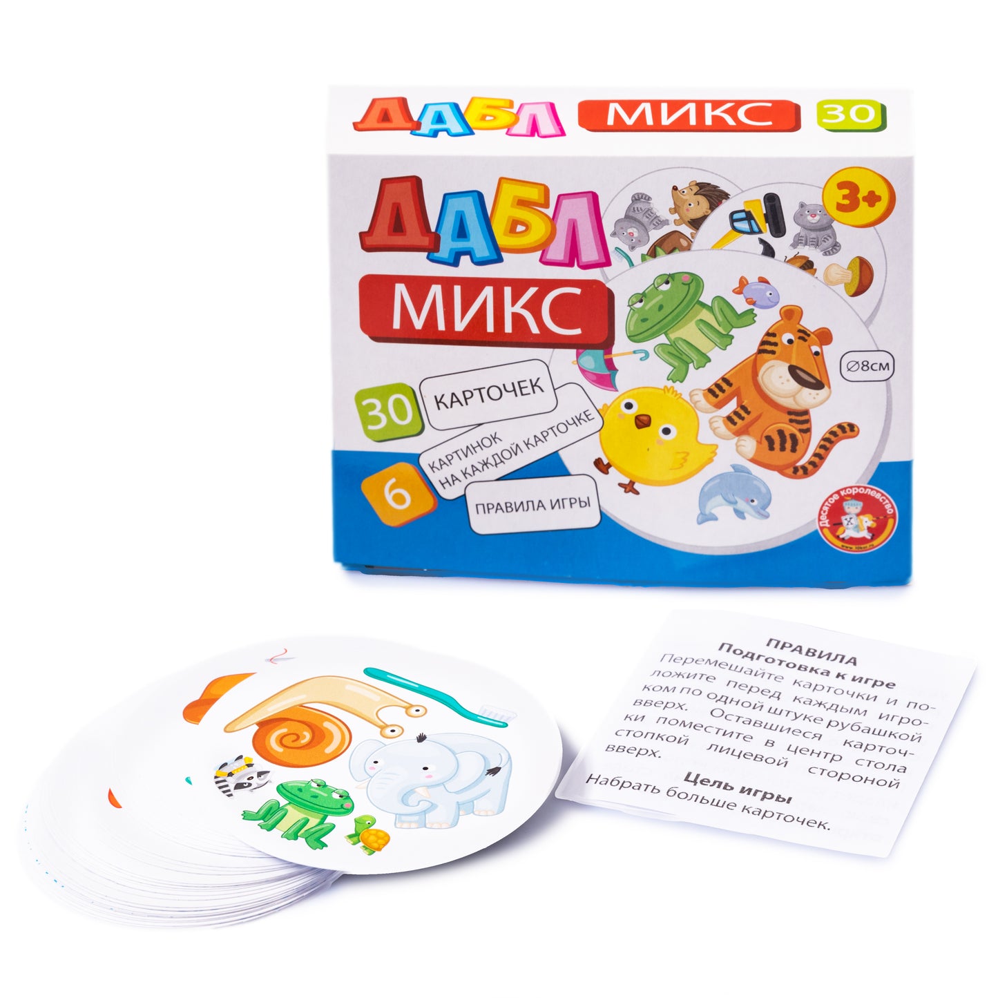 Jeu "Дабл. Микс" (30 cartes)