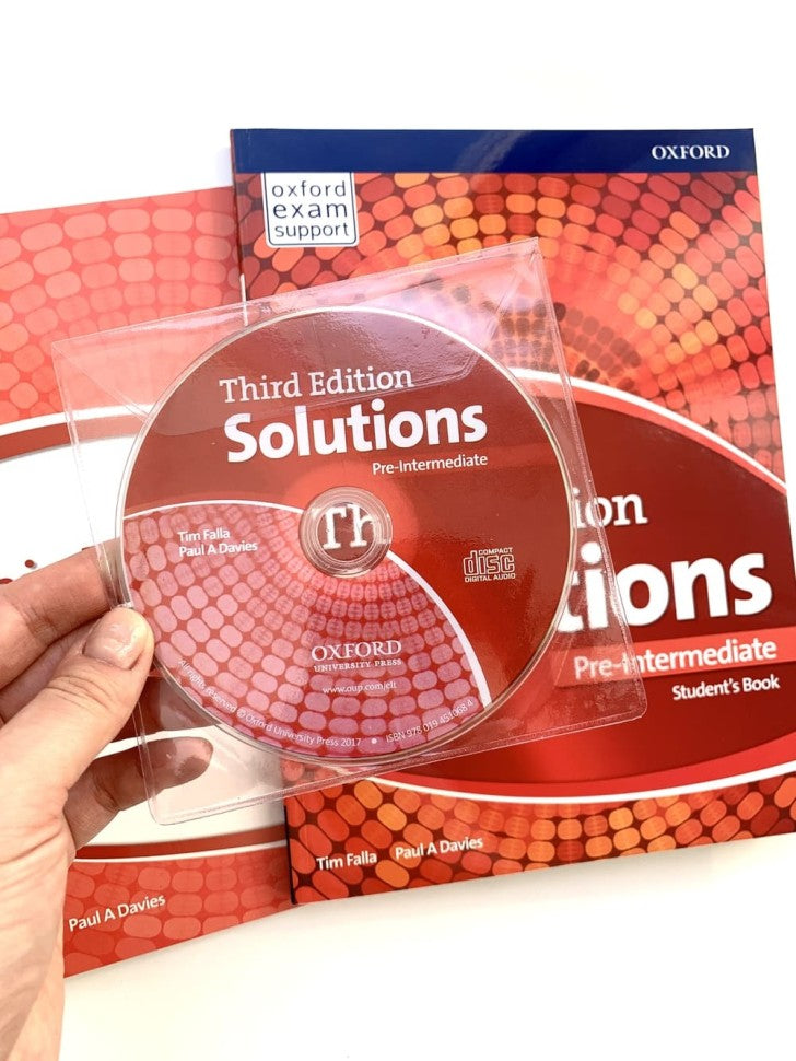 Solutions Pre-Intermediate (3rd)S.B/W.B+DVD