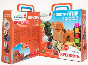 "КРЕПОСТЬ": КОНСТРУКТОР КЕРАМИЧЕСКИЙ ДЛЯ ДЕТСКОГО ТВОРЧЕСТВА 119 ДЕТ. в кор.5шт