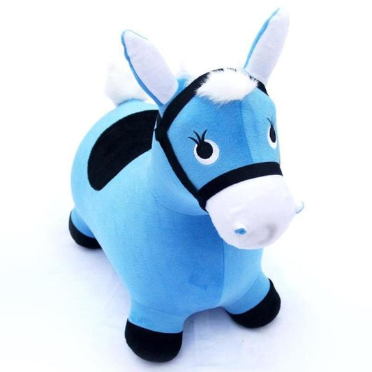 Мяч-прыгун Лошадка, голуб. в чехле в пак. в кор.15шт