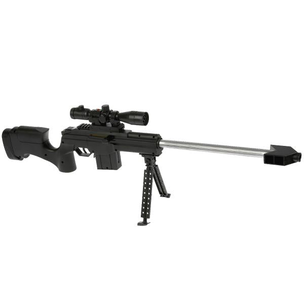 Автомат (п) с лазер. прицелом, с фонарем, на подставке 993 в кор. в кор.24шт