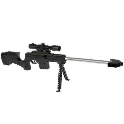 Автомат (п) с лазер. прицелом, с фонарем, на подставке 993 в кор. в кор.24шт