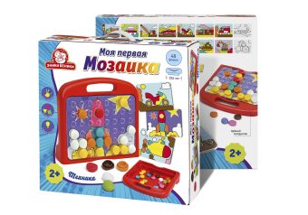 Татой.Моя первая мозаика "Техника" (48 фишек, 8 карточек, поле, чемодан) арт.1172