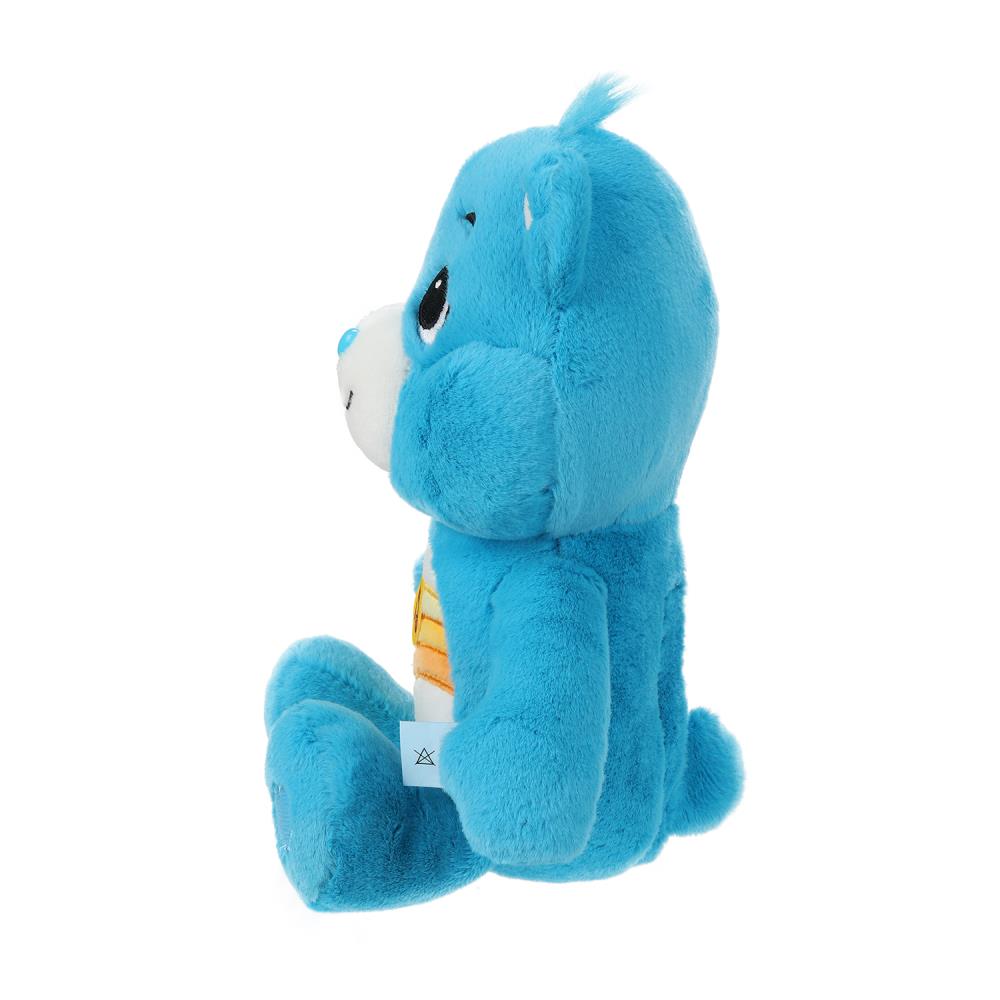 Игрушка мягкая мишка голубой 20см, озвуч Добрые игрушки в кор.24шт