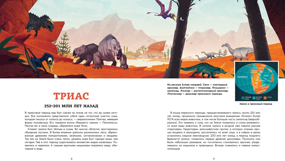 Les dinosaures. Ящеры мезозоя
