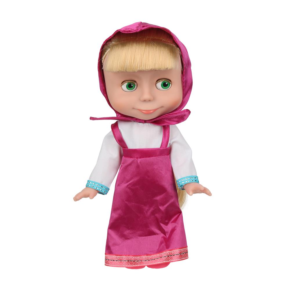Кукла Маша и Медведь маша 25см, озвуч, акс, кор КАРАПУЗ в кор.18шт