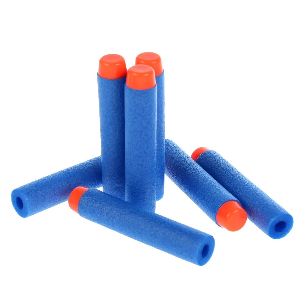 НАБОР ИЗ 30-И МЯГКИХ ПУЛЬ Д/БЛАСТЕРОВ "ИГРАЕМ ВМЕСТЕ" НА КАРТ (РУСС УП) 17*4,5*17,2СМ в кор.2*144наб