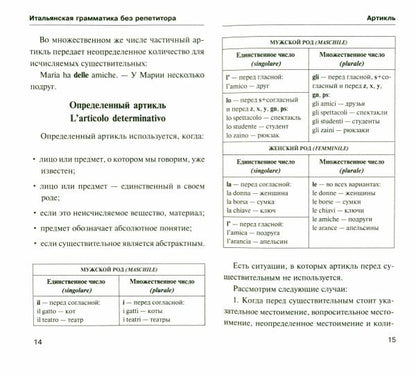 Итальянская грамматика без репетитора. Все сложности в простых схемах