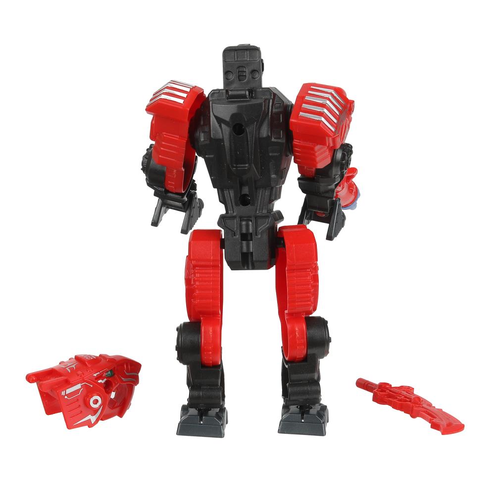 Le transformateur de robot transforme le robot en taille, dans un emballage de 17 x 26 x 5 cm - dans une taille de 2 x 72 cm.