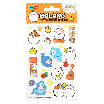 Тату в пакете Molang МУЛЬТИ АРТ в кор.200шт