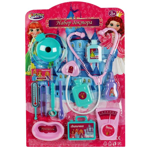 Набор доктора принцессы, блист.28,5*43*3см ИГРАЕМ ВМЕСТЕ в кор.2*60шт