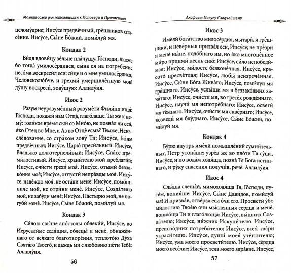 Молитвослов для готовящихся к исповеди и причастию (Данилов мужской м.)