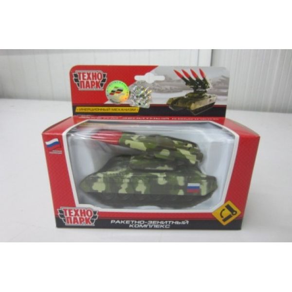 SB-16-19-BUK-M-WB 219369 ТАНК "ТЕХНОПАРК" МЕТАЛЛ. ИНЕРЦ. 12СМ, С РАКЕТНОЙ УСТАНОВКОЙ В РУСС. КОР.