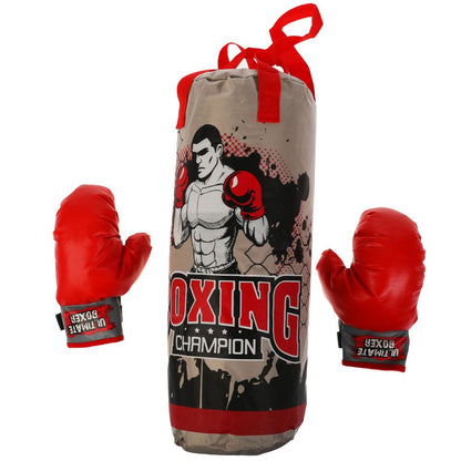 Набор для бокса 52 см, (груша, перчатки) в сетке арт.B1759673