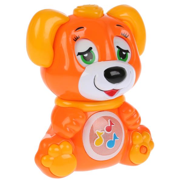 Умка. Игрушка "Щенок. Смена эмоций" 50 веселых песен, звуков и фраз, свет, в кор. арт.HT818-R