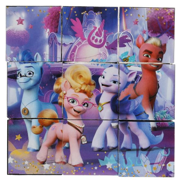 Набор кубиков "my little pony" 9 шт. МОЙ МАЛЕНЬКИЙ ПОНИ настольные игры "УМНЫЕ ИГРЫ" в кор.30наб