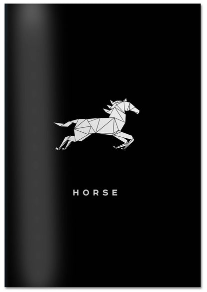 Horse. Тетрадь общая (А5, 48 л., сер. фольга, накидка 4 п. полноцвет)