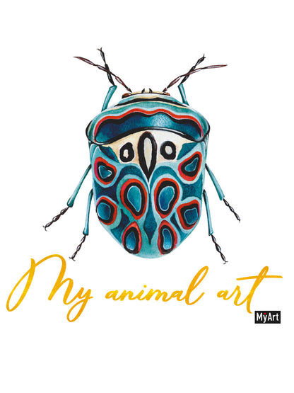 Mon Art. Mon Art animalier. СКЕТЧБУК 7БЦ. ЖУК