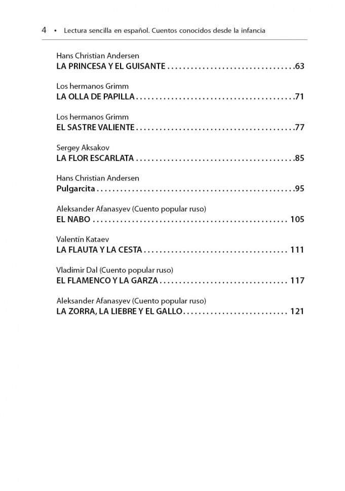 Сказки, знакомые с детства. Простое чтение на испанском: пособие по чтению
