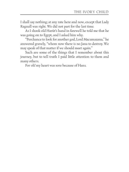 The Ivory Child = Дитя слоновой кости: на англ.яз. Haggard H.R.