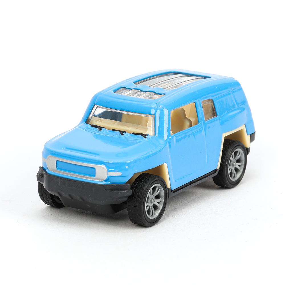 Машина металл TOYOTA fj cruiser, размер 7,5 см, инерция, блистер - в кор.2*288шт