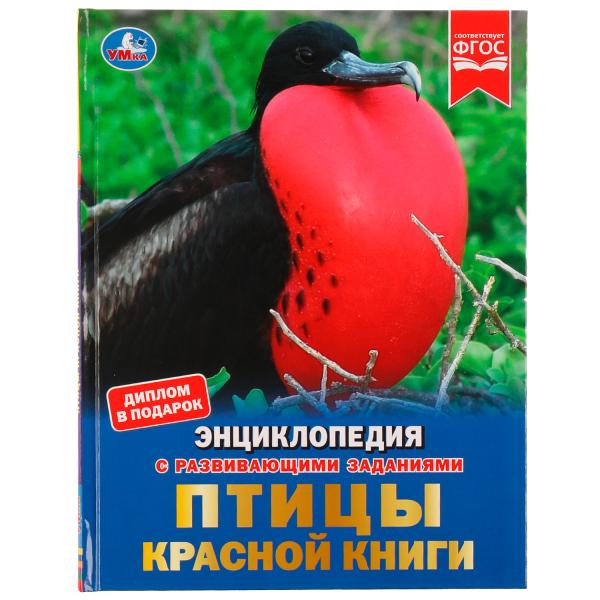 Птицы Красной книги. H. В. Sedova. Энциклопедия с развивающими заданиями. 48 pièces. Умка в кор.15шт
